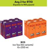BOS Ice Tea (All Variants)-For Any 2 x 6 x 200ml