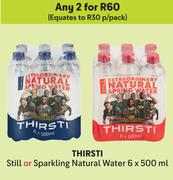 Thirsti Still Or Sparkling Water-For Any 2 x 6 x 500ml