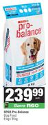 Spar Pro Balance Dog Food-6Kg/8Kg Each