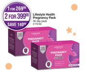 Lifestyle Health Pregnancy Pack 30 Day Pack-For 2