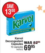 Karvol Decongestant Capsules 10 Capsules