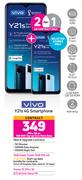 2 x Vivo Y21s 4G Smartphone-On 1GB Red Top Up Core More Data + On Promo 70