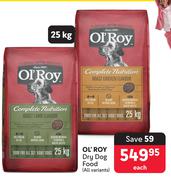 OL'Roy Dry Dog Food (All Variants)-25kg Each