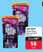 Sta-Soft Ultra Doy (All Variants)-For 2 x 500ml