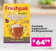 Freshpak Cappuccinos Assorted-8 x 20g