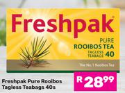 Freshpak Pure Rooibos Tagless Teabags-40s