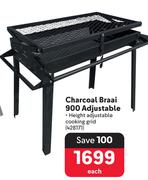 Charcoal Braai 900 Adjustable-Each