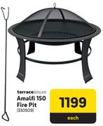 Terraceleisure Amalfi 150 Fire Pit-Each