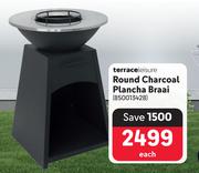 Terraceleisure Round Charcoal Plancha Braai-Each