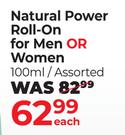 Mitchum Natural Power Roll On For Men Or Women Assorted-100ml Each    