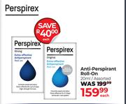 Perspirex Anti Perspirant Roll On Assorted-20ml Each
