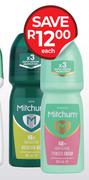 Mitchum Anti Perspirant Roll On For Men Or Women Assorted-100ml Each