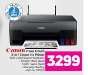 Canon Pixma G2420 3 in 1 Colour Ink Printer