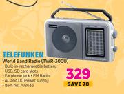 Telefunken World Band radio TWR-300U