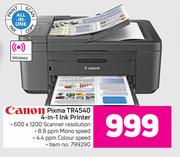 Canon Pixma TR4540 4 In 1 Ink Printer