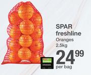 Spar Freshline Oranges-2.5Kg Per Bag
