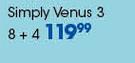 Gillette Simply Venus3 8+4-Per Pack