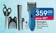 Remington Value Titanium Hair Clipper Set HC335-Per Set