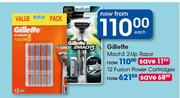 Gillette 12 Fusion Power Cartridges-Each