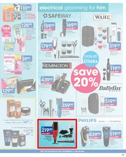 Clicks : You Pay Less (17 Dec - 30 Dec 2019), page 11