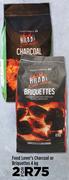 Food Lover's Charcoal Or Briquettes-For 2 x 4kg