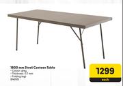 1800mm Steel Canteen Table-Each