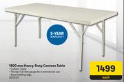 1800mm Heavy Duty Canteen Table-Each
