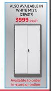 Castor Steel Stationery Cupboard-Each