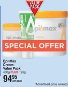 Epi-Max Cream Value Pack 400g Plus 125g-Per Pack