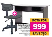 Bolton Desk & Harvey Chair-Both For