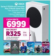 Xbox Series S 512GB & Controller Plus 3 Month Game Pass