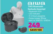 Aiwa TWS Bluetooth Earbuds Assorted-Each