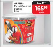 Grants Parrot Gourmet Bucket-2.5Kg Each
