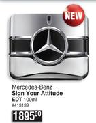 Mercedes Benz Sign Your Attitude EDT-100ml