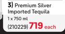 Patron Premium Silver Imported Tequila-750ml Each