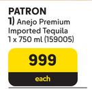 Patron Anejo Premium Imported Tequila-750ml Each