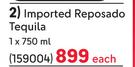 Patron Imported Reposado Tequila-750ml Each