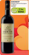Kanonkop Kadette Cabernet Sauvignon-For 2 x 750ml