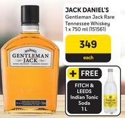 Jack Daniel's Gentleman Jack Rare Tennessee Whisky-750ml Each