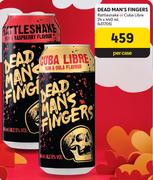 Dead Man's Fingers Rattlesnake Or Cuba Libre-24 x 440ml Per Case