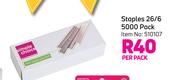 Simple Choice Staples 26/6 5000 Pack-Per Pack