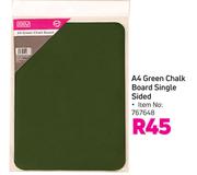 Simple Choice A4 Green Chalk Board (Single Sided)