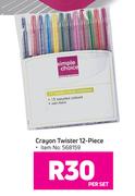 Simple Choice Crayon Twister 12 Piece-Per Set