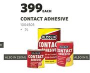 Alcolin Contact Adhesive-5L Each