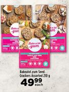 Bakealot Yum Seed Crackers Assorted-210g Each