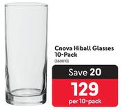 Cnova Hiball Glasses 360010-Per 10 Pack
