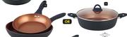 Home Living 2-Pack Frying Pan Set Or 3.5Ltr Saute Pan 451924, 451931-Each
