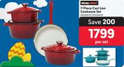 Totally Home 7-Piece Cast Iron Cookware Set-Per Set