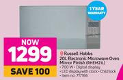 Russell Hobbs 20L Electronic Microwave Oven Mirror Finish RHEM21L