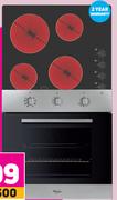 Whirlpool 4 Plate Solid Hob